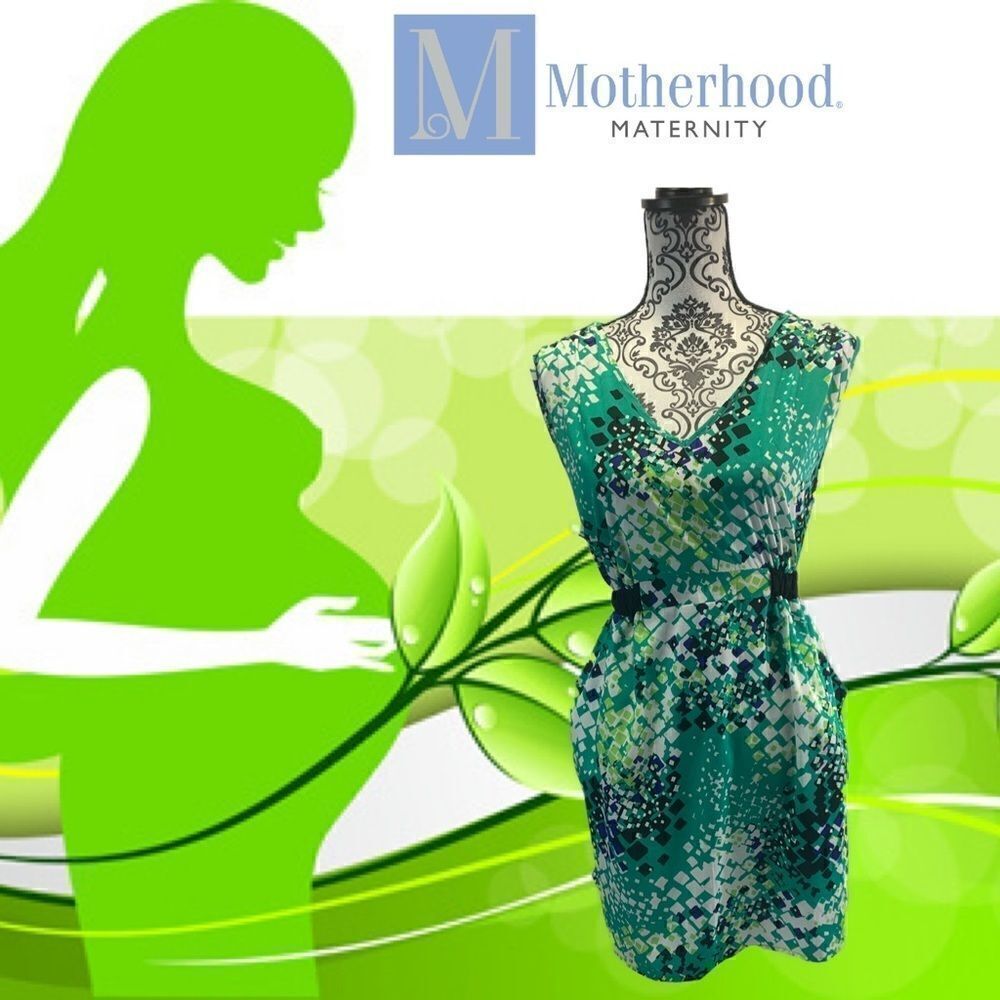 Maternity lightweight stretchy dress w/pocket - Picture 5 of 10